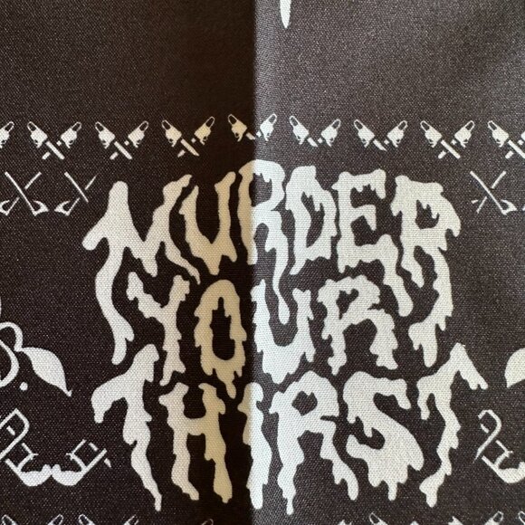 BLACK BANDANA NEW IN PACKAGE - Picture 4 of 4